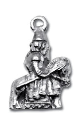 Pewter Pendant - Anglo-Saxon & Norman - Norman Horseman